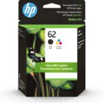 Original HP 62 Black/Tri-color Ink (2-pack)